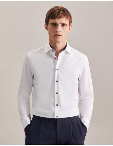 S-193690-Mens Shirt Poplin Regular Fit Long Sleeve